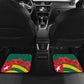Republique Togolaise Monument de l'Independance Car Mats African Pinkish Rose Coat Of Arms
