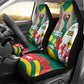 Republique Togolaise Monument de l'Independance Car Seat Cover African Pinkish Rose Coat Of Arms