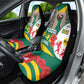 Republique Togolaise Monument de l'Independance Car Seat Cover African Pinkish Rose Coat Of Arms