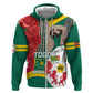 Republique Togolaise Monument de l'Independance Hoodie African Pinkish Rose Coat Of Arms