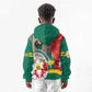Republique Togolaise Monument de l'Independance Kid Hoodie African Pinkish Rose Coat Of Arms