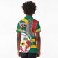 Republique Togolaise Monument de l'Independance Kid Polo Shirt African Pinkish Rose Coat Of Arms