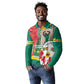 Republique Togolaise Monument de l'Independance Long Sleeve Polo Shirt African Pinkish Rose Coat Of Arms