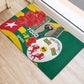 Republique Togolaise Monument de l'Independance Rubber Doormat African Pinkish Rose Coat Of Arms