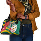 Republique Togolaise Monument de l'Independance Shoulder Handbag African Pinkish Rose Coat Of Arms