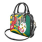 Republique Togolaise Monument de l'Independance Shoulder Handbag African Pinkish Rose Coat Of Arms