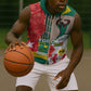 Republique Togolaise Monument de l'Independance Sleeveless Zip Hoodie African Pinkish Rose Coat Of Arms - African Pride