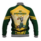 South Africa Rugby Baseball Jacket Cute Springboks Mascot LT14
