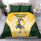 South Africa Rugby Bedding Set Cute Springboks Mascot