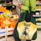 South Africa Rugby Grocery Bag Cute Springboks Mascot