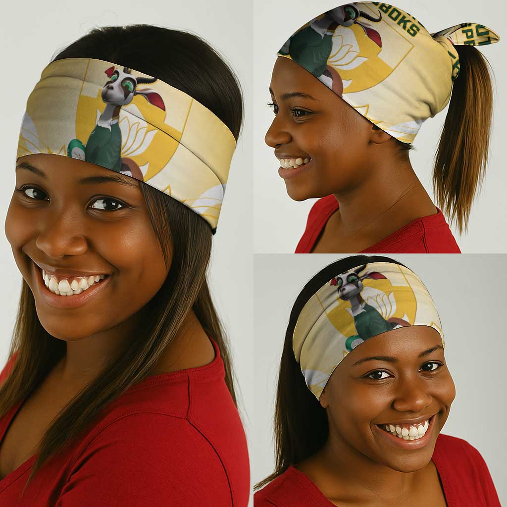 South Africa Rugby Neck Gaiter Cute Springboks Mascot LT14