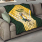 South Africa Rugby Quilt Cute Springboks Mascot