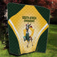 South Africa Rugby Quilt Cute Springboks Mascot
