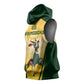 South Africa Rugby Sleeveless Hoodie Cute Springboks Mascot - African Pride