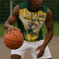 South Africa Rugby Sleeveless Hoodie Cute Springboks Mascot - African Pride
