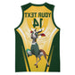 Custom South Africa Rugby Basketball Jersey Cute Springboks Mascot - African Pride