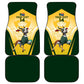 Custom South Africa Rugby Car Mats Cute Springboks Mascot