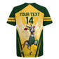 Custom South Africa Rugby Rugby Jersey Cute Springboks Mascot
