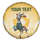 Custom South Africa Rugby Spare Tire Cover Cute Springboks Mascot