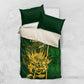 Custom South Africa Rugby Bedding Set Go Champions Springboks Flower