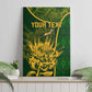 Custom South Africa Rugby Canvas Wall Art Go Champions Springboks Flower