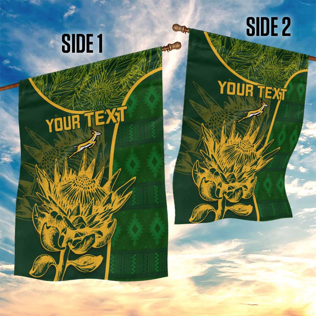 Custom South Africa Rugby Garden Flag Go Champions Springboks Flower