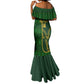 Custom South Africa Rugby Mermaid Dress Go Champions Springboks Flower