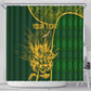Custom South Africa Rugby Shower Curtain Go Champions Springboks Flower