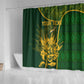 Custom South Africa Rugby Shower Curtain Go Champions Springboks Flower