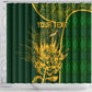 Custom South Africa Rugby Shower Curtain Go Champions Springboks Flower