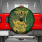 Custom South Africa Rugby Spare Tire Cover Go Champions Springboks Flower