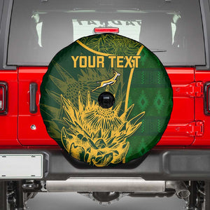 Custom South Africa Rugby Spare Tire Cover Go Champions Springboks Flower