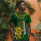 Custom South Africa Rugby T shirt Go Champions Springboks Flower