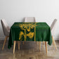 Custom South Africa Rugby Tablecloth Go Champions Springboks Flower