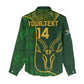 Custom South Africa Rugby Women Casual Shirt Go Champions Springboks Flower LT14
