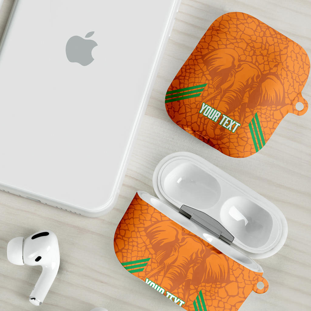 Ivory Coast Football Custom AirPods Case Les Elephants Dames Skin Style