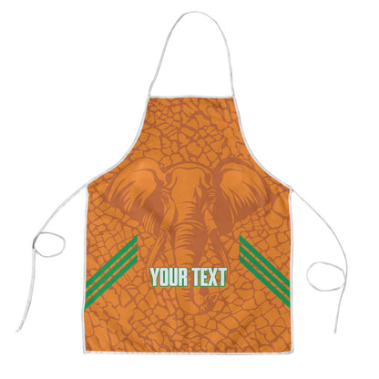 Ivory Coast Football Custom Apron Les Elephants Dames Skin Style