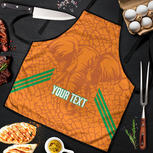 Ivory Coast Football Custom Apron Les Elephants Dames Skin Style