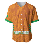 Ivory Coast Football Custom Baseball Jersey Les Elephants Dames Skin Style