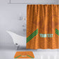 Ivory Coast Football Custom Bathroom Set Les Elephants Dames Skin Style