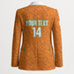 Ivory Coast Football Custom Blazer Les Elephants Dames Skin Style