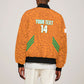 Ivory Coast Football Custom Bomber Jacket Les Elephants Dames Skin Style