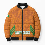 Ivory Coast Football Custom Bomber Puffer Jacket Les Elephants Dames Skin Style