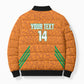 Ivory Coast Football Custom Bomber Puffer Jacket Les Elephants Dames Skin Style