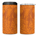 Ivory Coast Football Custom 4 in 1 Can Cooler Tumbler Les Elephants Dames Skin Style
