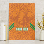 Ivory Coast Football Custom Canvas Wall Art Les Elephants Dames Skin Style