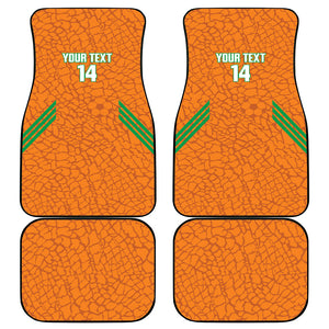 Ivory Coast Football Custom Car Mats Les Elephants Dames Skin Style
