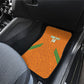 Ivory Coast Football Custom Car Mats Les Elephants Dames Skin Style