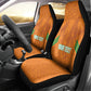 Ivory Coast Football Custom Car Seat Cover Les Elephants Dames Skin Style