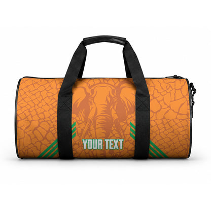Ivory Coast Football Custom Duffle Bag Les Elephants Dames Skin Style